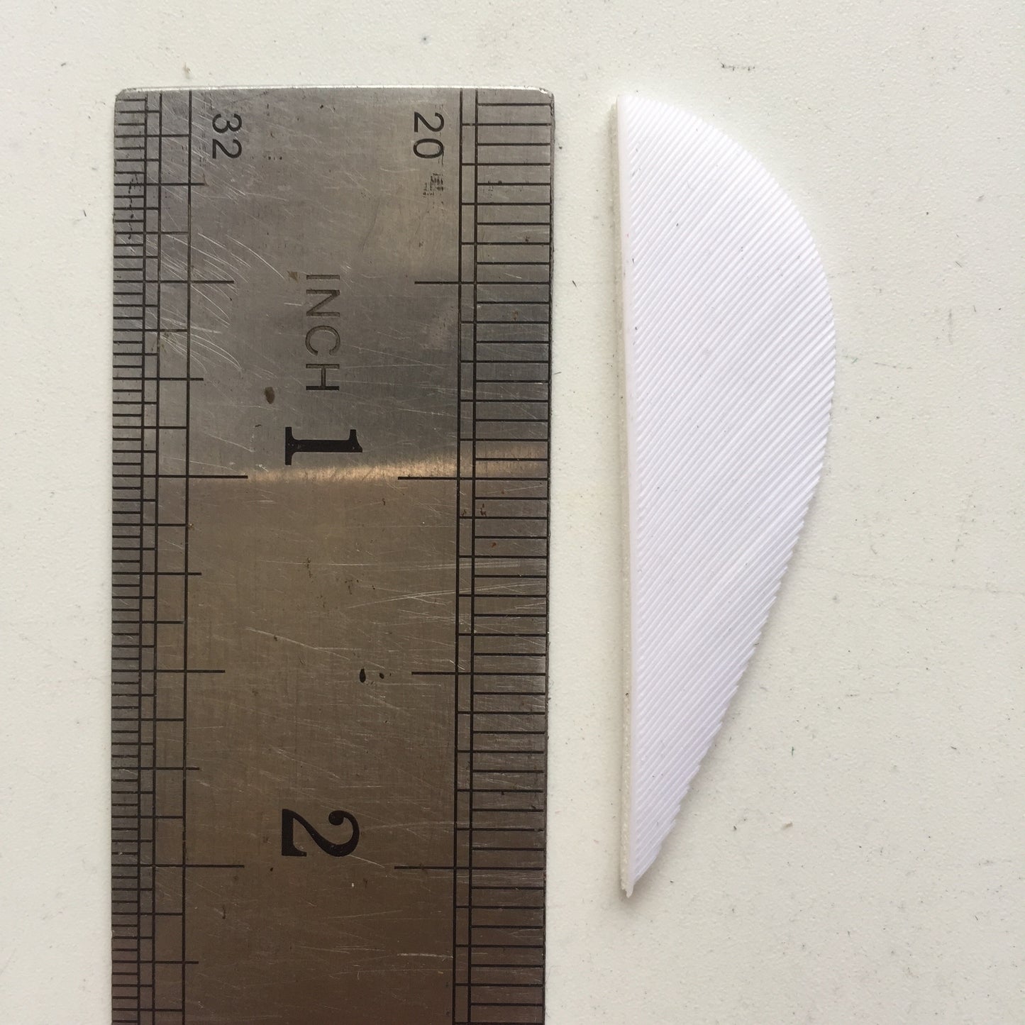 2 Inch Parabolic Turkey Feather Arrow Fletching – Solid Color Archery Feathers 50 Pack