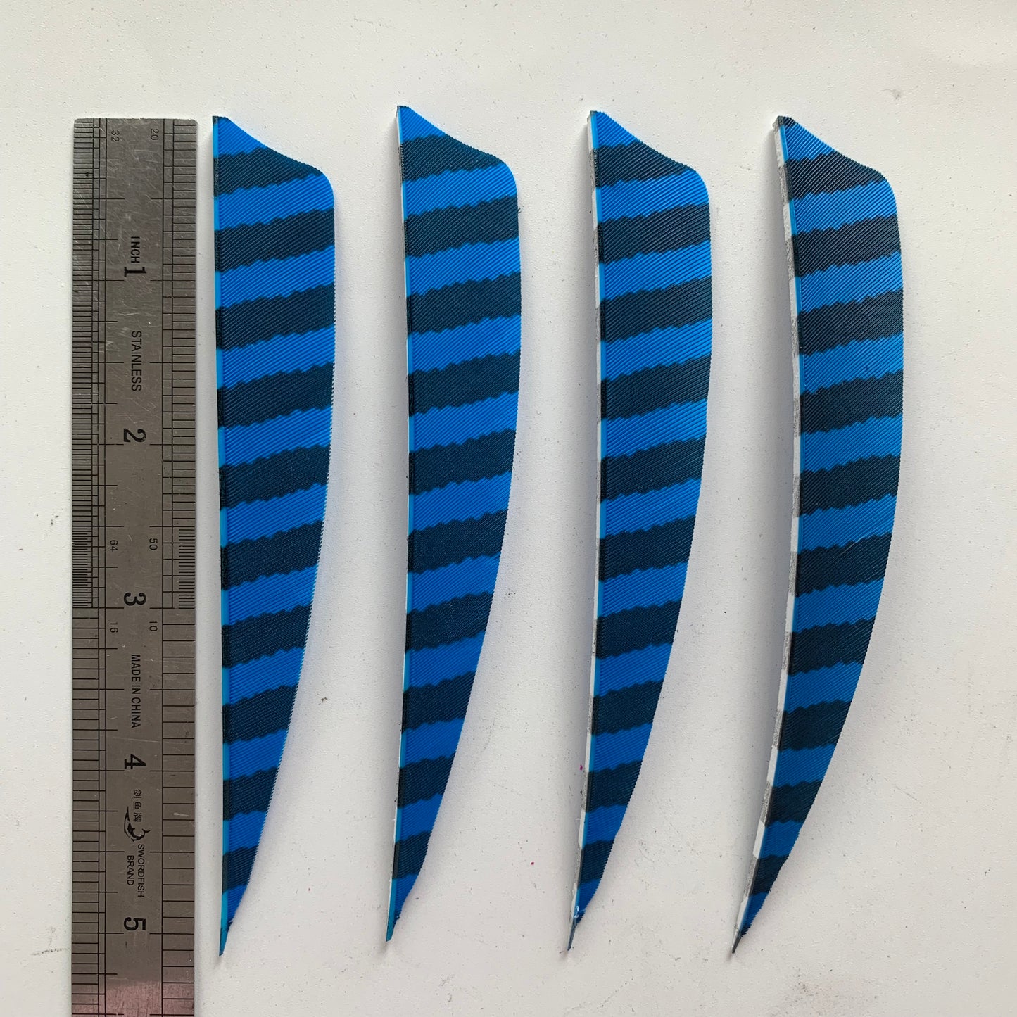 ONTFIHS Shield einseitig gestreift 5" Pfeilfedern