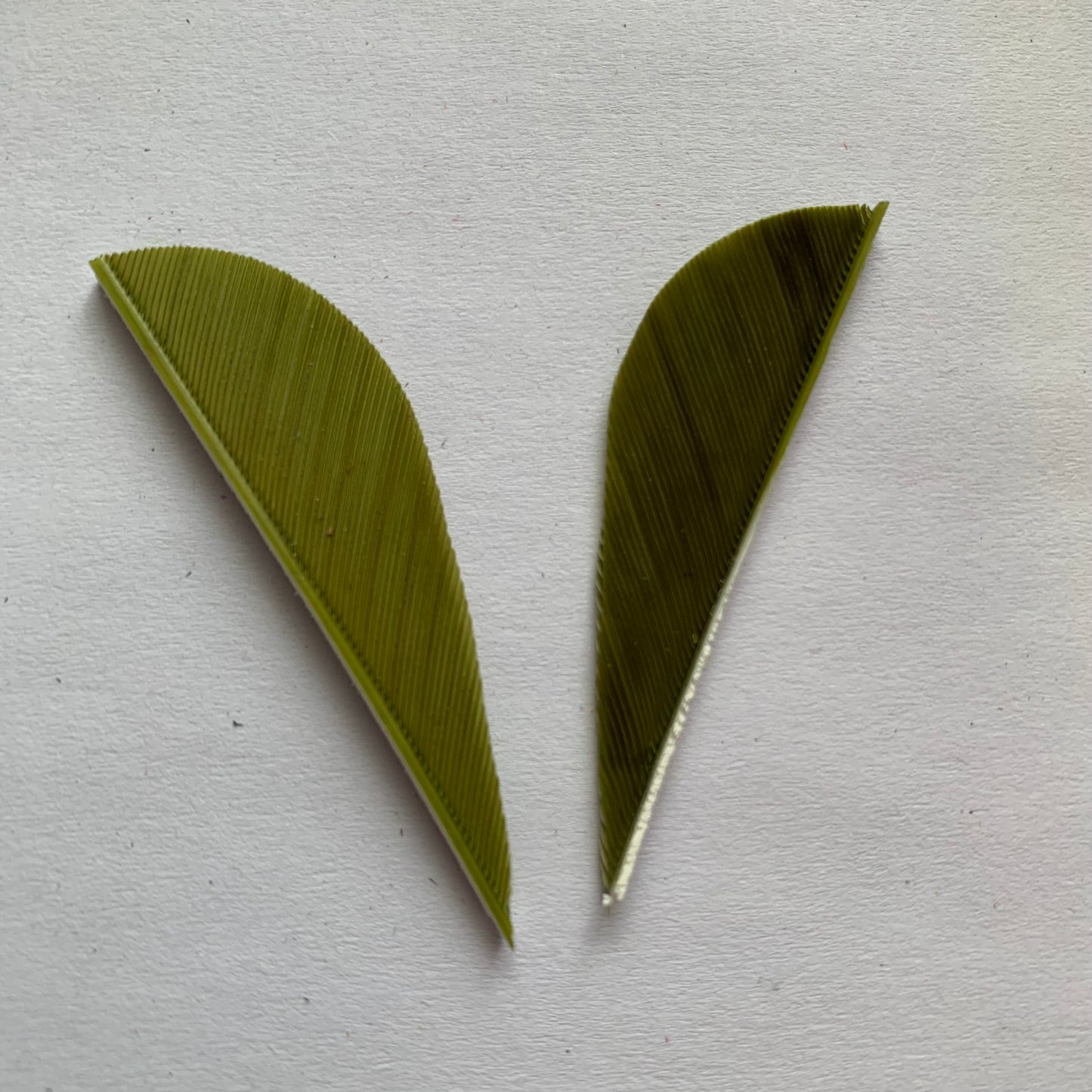 2 Inch Parabolic Turkey Feather Arrow Fletching – Solid Color Archery Feathers 50 Pack