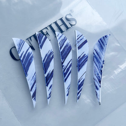 ONTFIHS 2.5 Inch Camo Paracolic – Turkey Feather Fletching