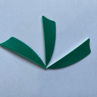 2 Inch Shield Arrow Feathers – Solid Color Turkey Feather Fletching | ONTFIHS