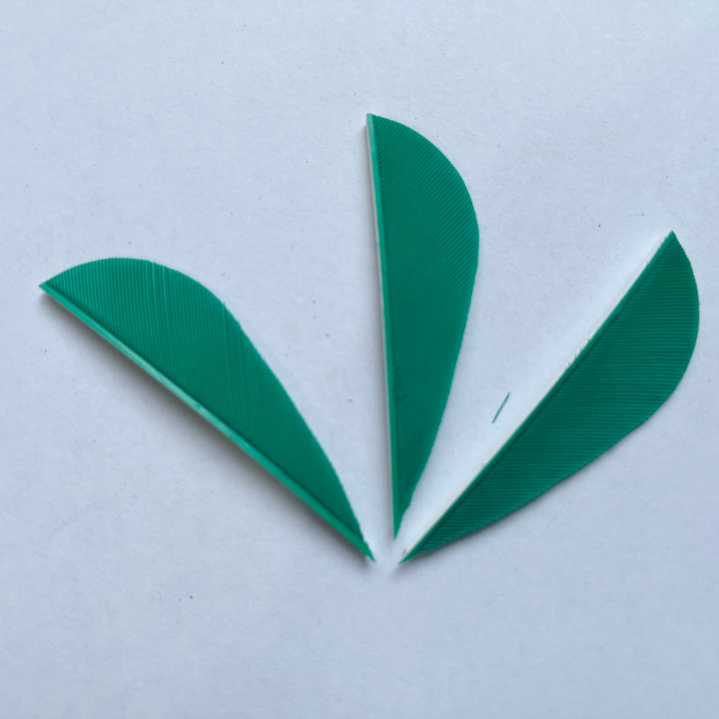 2 Inch Parabolic Turkey Feather Arrow Fletching – Solid Color Archery Feathers 50 Pack