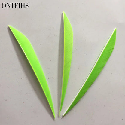 ONTFIHS 5inch Solid Color LIUYE Arrow Feathers Fletchings