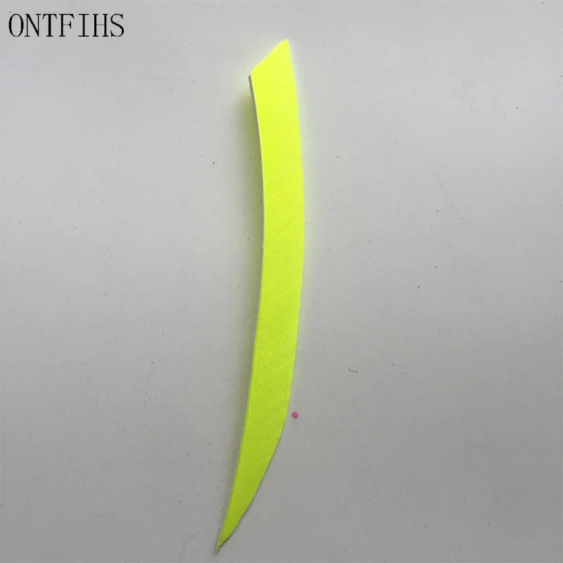 ONTFIHS 5inch Solid Color Traditional Kyudo Arrow Feathers Fletchings