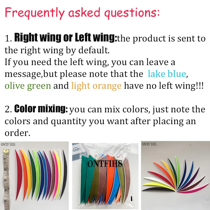 5 inch banana arrow fletching vibrant colors