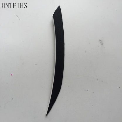 ONTFIHS 5inch Solid Color Traditional Kyudo Arrow Feathers Fletchings