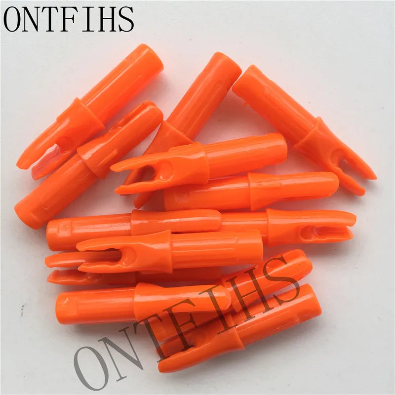 ONTFIHS 100 PCS Push-In Nocks For ID 6.2mm Arrow Shaft