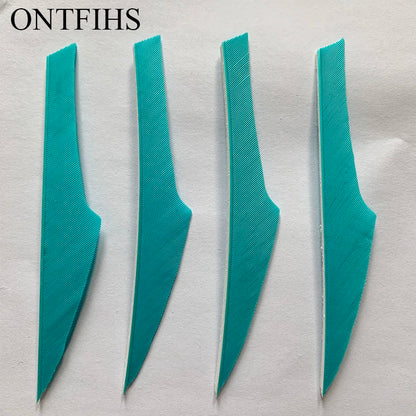 ONTFIHS 4" Solid Color King Arrow Feathers Fletchings