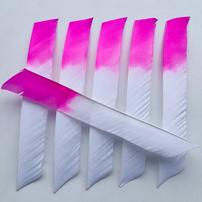 50Pcs  Full Length (7-10 Inch) Archery Fletches Natural Turkey Feathers Hunting Arrow Fletching for Bow DIY Accessories