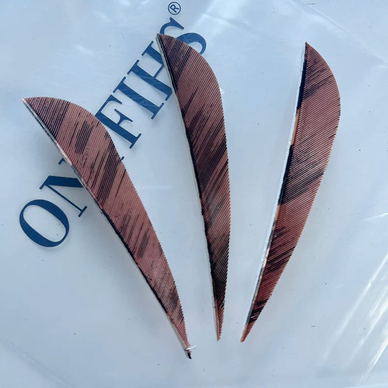 ONTFIHS 3" Paracolic Ink Painting Arrow Feathers Fletchings