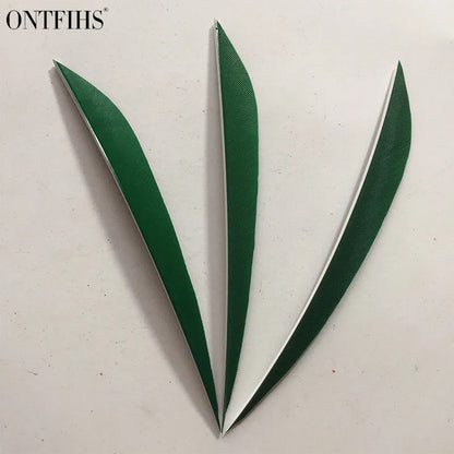 ONTFIHS 5inch Solid Color LIUYE Arrow Feathers Fletchings