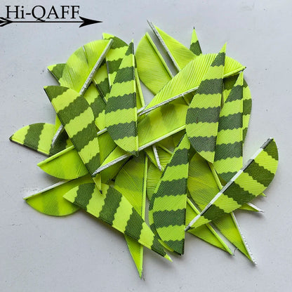 ONTFIHS 2" Parabolic Striped Arrow Feathers