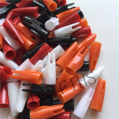 Premium Arrow Nocks 5/16" 11/32" – 100Pcs for Traditional Wood Arrows