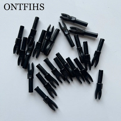 ONTFIHS 100 PCS Push-In Nocks For ID 4.2MM Arrow Shaft HG-NOCKS-3