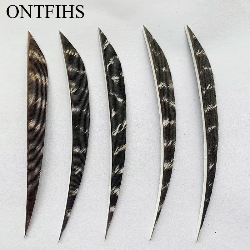 ONTFIHS 5inch Solid Color LIUYE Arrow Feathers Fletchings