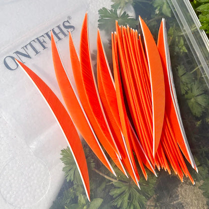 5 Inch Banana Arrow Feathers – Turkey Feather Archery Fletching | ONTFIHS