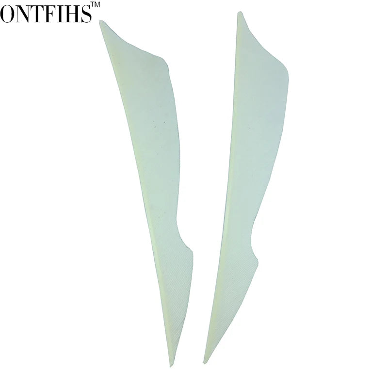 ONTFIHS 4" Solid Color Sting Arrow Feathers Fletchings