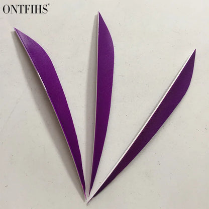 ONTFIHS 5inch Solid Color LIUYE Arrow Feathers Fletchings