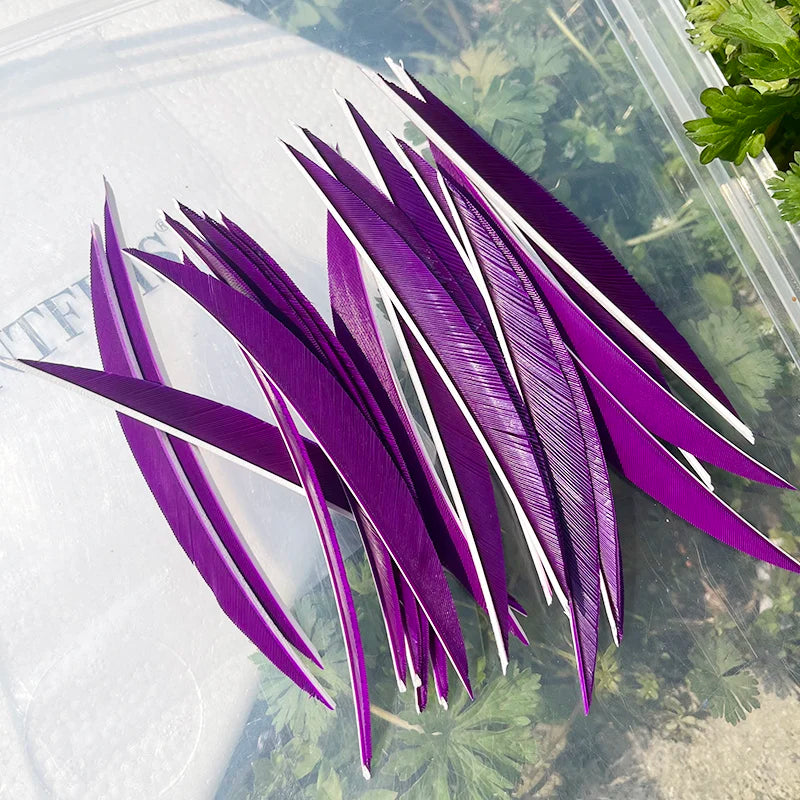 5 Inch Banana Arrow Feathers – Turkey Feather Archery Fletching | ONTFIHS