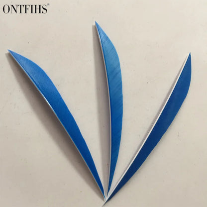 ONTFIHS 5inch Solid Color LIUYE Arrow Feathers Fletchings