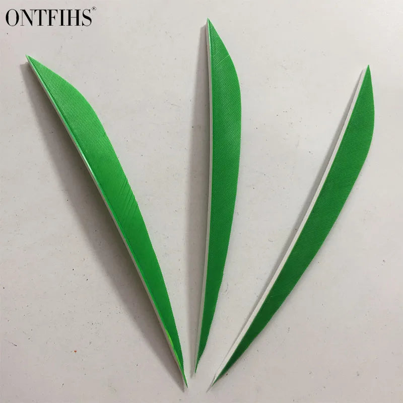 ONTFIHS 5inch Solid Color LIUYE Arrow Feathers Fletchings