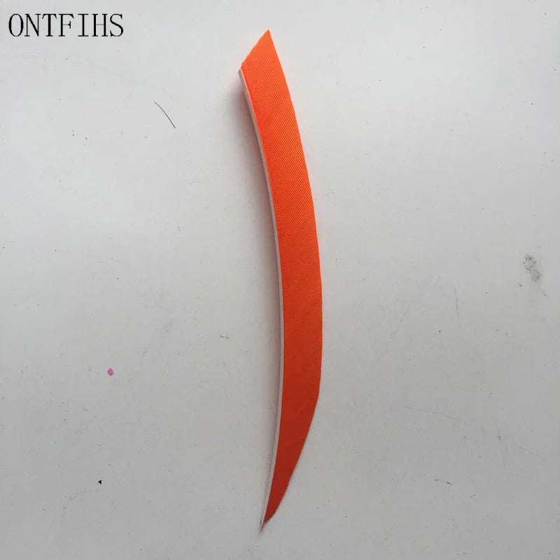 ONTFIHS 5inch Solid Color Traditional Kyudo Arrow Feathers Fletchings