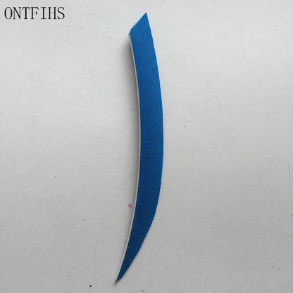 ONTFIHS 5inch Solid Color Traditional Kyudo Arrow Feathers Fletchings