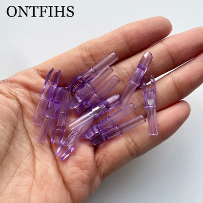 ONTFIHS 100 PCS Push-In Nocks For ID 4.2MM Arrow Shaft HG-NOCKS-3