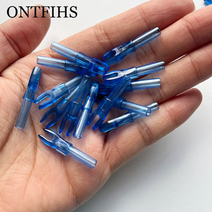 ONTFIHS 100 PCS Push-In Nocks For ID 4.2MM Arrow Shaft HG-NOCKS-3