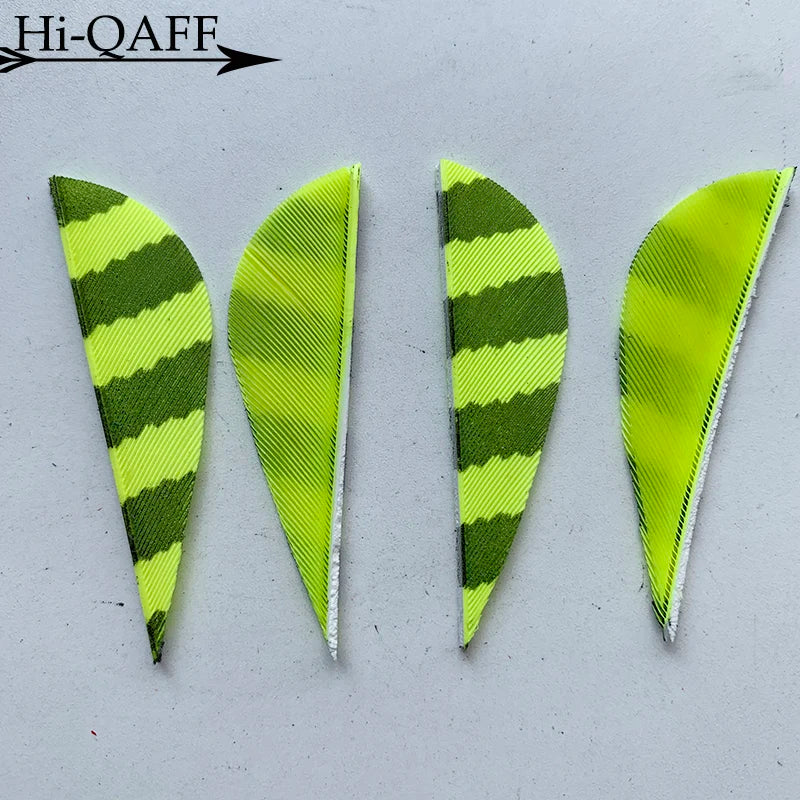 ONTFIHS 2" Parabolic Striped Arrow Feathers