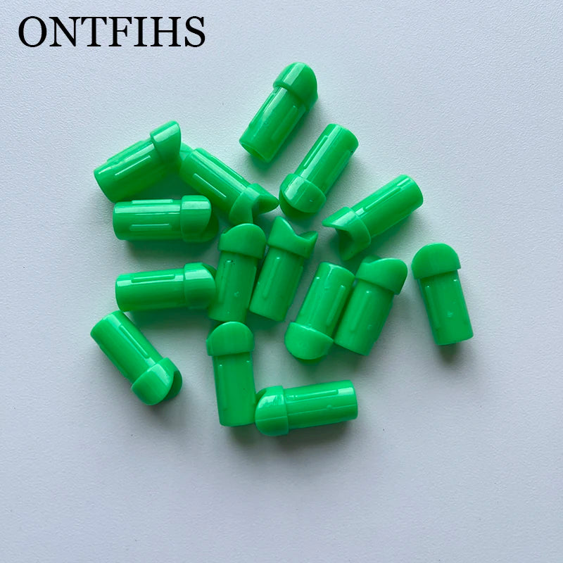 ONTFIHS 100 PCS Push-In Nocks For ID 7.6mm OD 8.8mm Crossbow Arrow Shaft