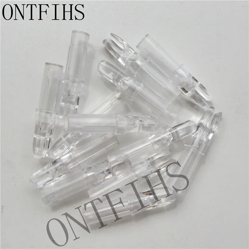 ONTFIHS 100 PCS Push-In Nocks For ID 6.2mm Arrow Shaft