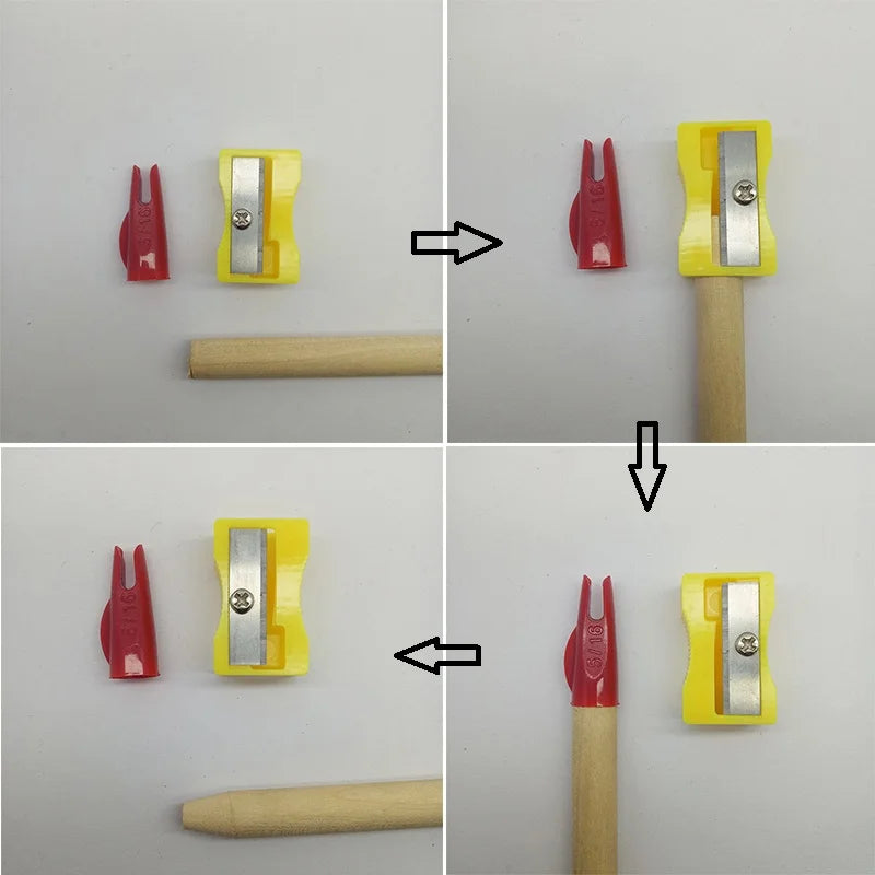 Premium Arrow Nocks 5/16" 11/32" – 100Pcs for Traditional Wood Arrows