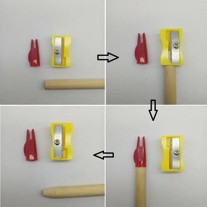 Premium Arrow Nocks 5/16" 11/32" – 100Pcs for Traditional Wood Arrows