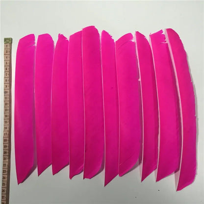 ONTFIHS 18~25CM Solid Color Full Length Arrow Feathers Fletchings