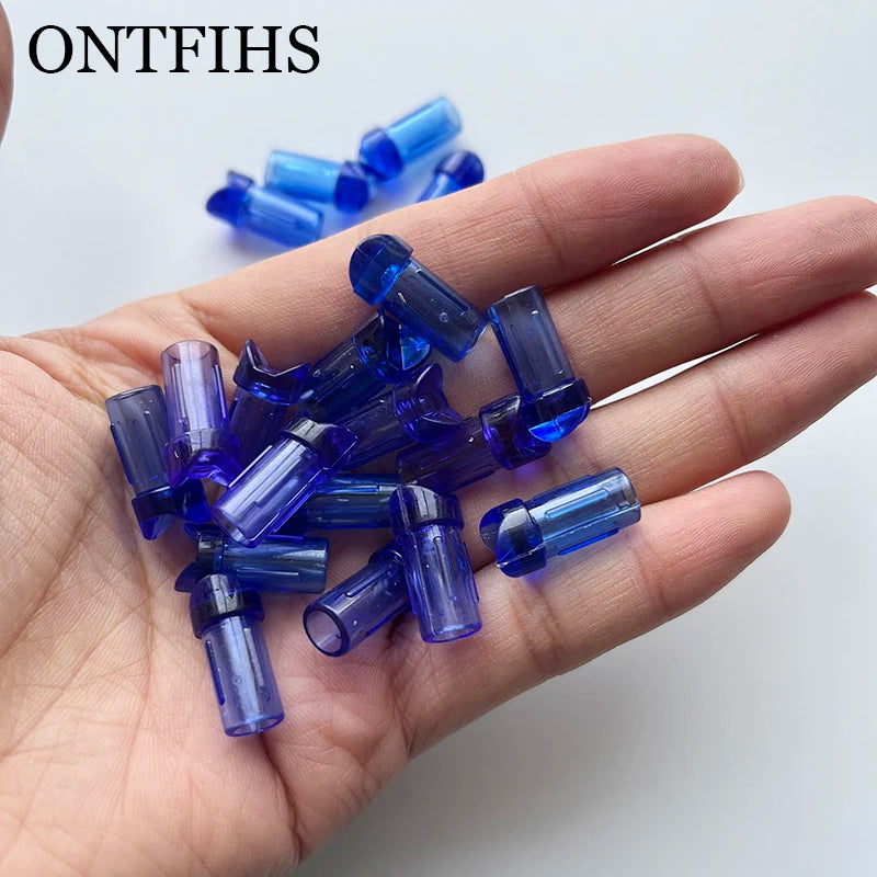 ONTFIHS 100 PCS Push-In Nocks For ID 7.6mm OD 8.8mm Crossbow Arrow Shaft