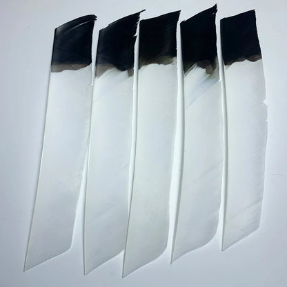 50Pcs  Full Length (7-10 Inch) Archery Fletches Natural Turkey Feathers Hunting Arrow Fletching for Bow DIY Accessories