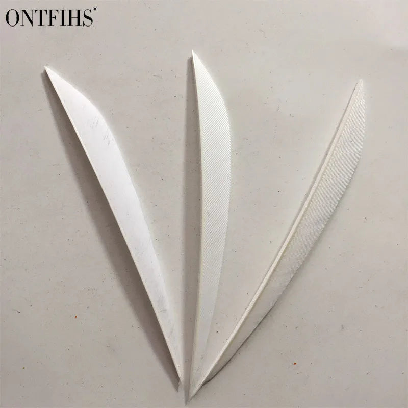 ONTFIHS 5inch Solid Color LIUYE Arrow Feathers Fletchings