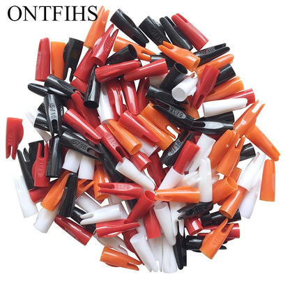 Premium Arrow Nocks 5/16" 11/32" – 100Pcs for Traditional Wood Arrows