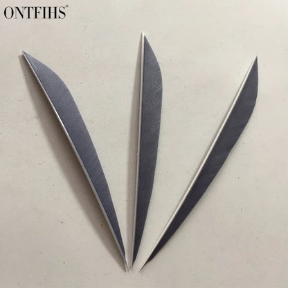 ONTFIHS 5inch Solid Color LIUYE Arrow Feathers Fletchings