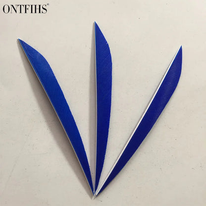 ONTFIHS 5inch Solid Color LIUYE Arrow Feathers Fletchings