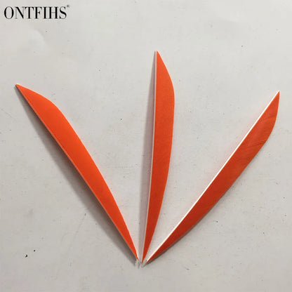 ONTFIHS 5inch Solid Color LIUYE Arrow Feathers Fletchings