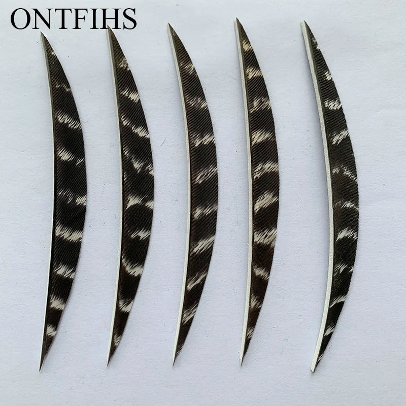 ONTFIHS 5" Solid Color Banana Arrow Feathers Fletchings