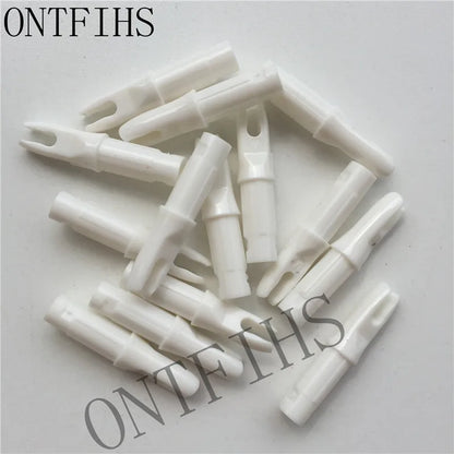 ONTFIHS 100 PCS Push-In Nocks For ID 6.2mm Arrow Shaft