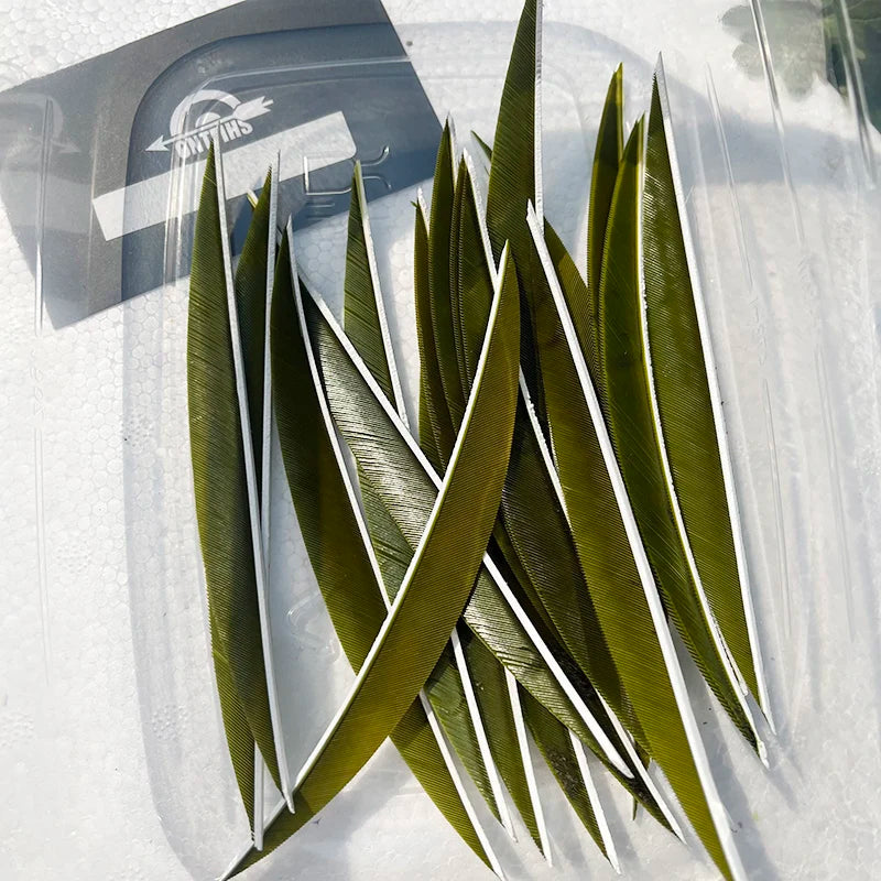 5 Inch Banana Arrow Feathers – Turkey Feather Archery Fletching | ONTFIHS