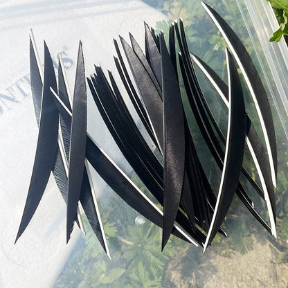5 Inch Banana Arrow Feathers – Turkey Feather Archery Fletching | ONTFIHS
