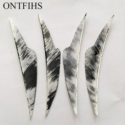 4 Inch Fangs Camo Arrow Feathers – Turkey Feather Archery Fletching