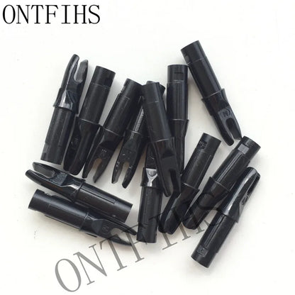 ONTFIHS 100 PCS Push-In Nocks For ID 6.2mm Arrow Shaft