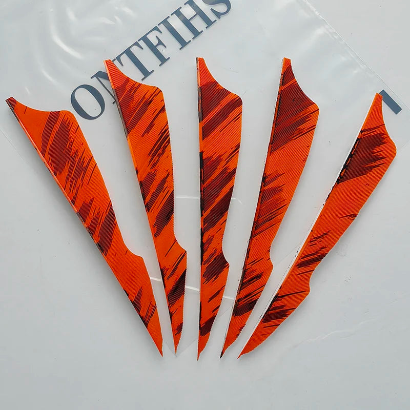 natural turkey feather arrow fletching for archery