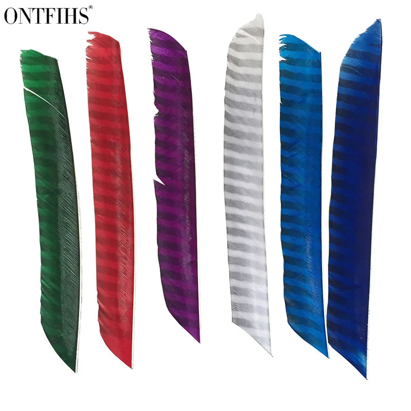 traditional archery full length arrow feathers